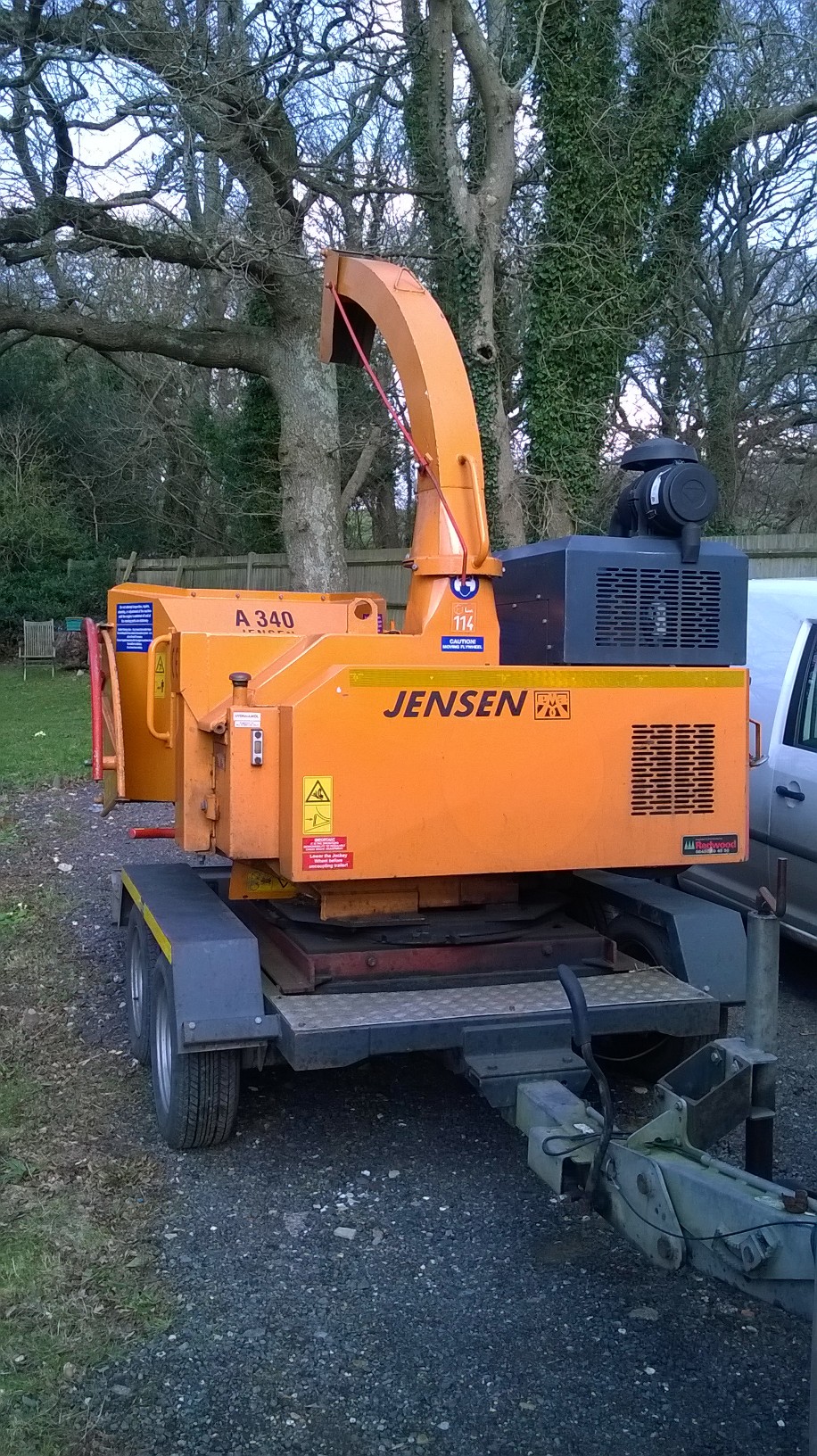 jensen a340 woodchipper